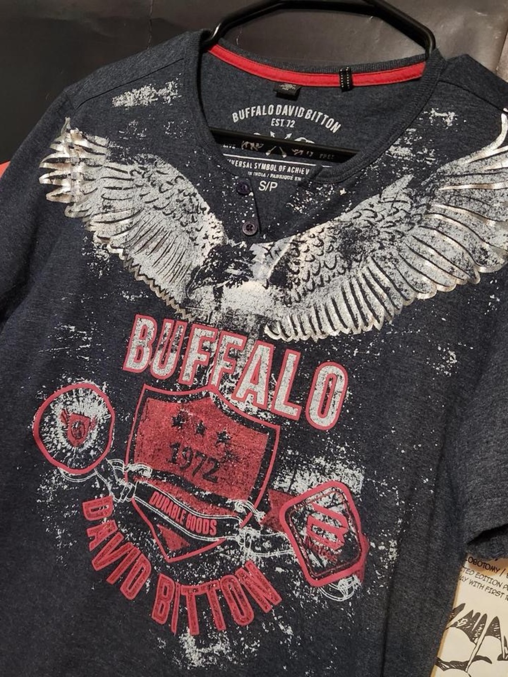 Y2k cyber grunge style shirt by Buffalo david bitton